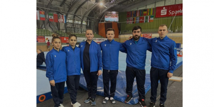 İdman gimnastlarımız Almaniyaya yollanıblar