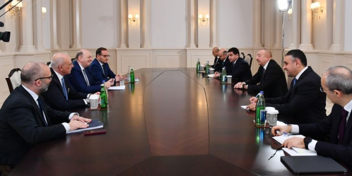 Prezident İlham Əliyev İtaliyanın ətraf mühit və enerji təhlükəsizliyi nazirini qəbul edib