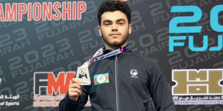 Azerbaijani karate fighter claims silver at Karate1 Youth League – Fujairah 2023