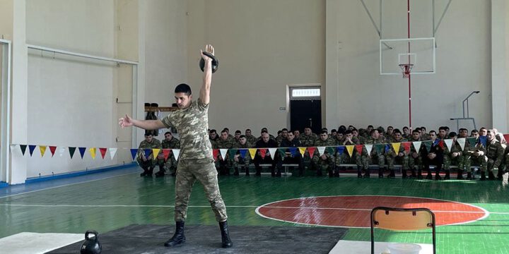 Azərbaycan Ordusunda daşqaldırma birinciliyi keçirilir