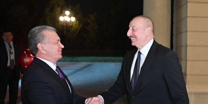 President Ilham Aliyev met with President of Uzbekistan Shavkat Mirziyoyev