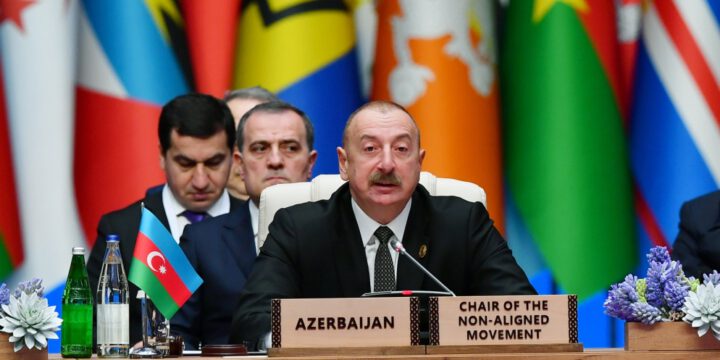 Prezident İlham Əliyev Bakıda Qoşulmama Hərəkatının COVID-19-a qarşı mübarizə üzrə Təmas Qrupunun Zirvə görüşündə iştirak edib