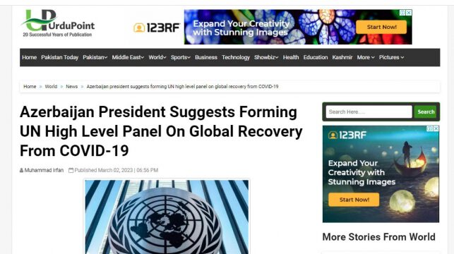 Prezident İlham Əliyevin Qoşulmama Hərəkatının Bakı Zirvə görüşündə çıxışı beynəlxalq KİV-lər tərəfindən geniş işıqlandırılıb