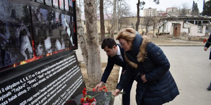 German ambassador pays tribute to victims of Armenian terror in Ganja