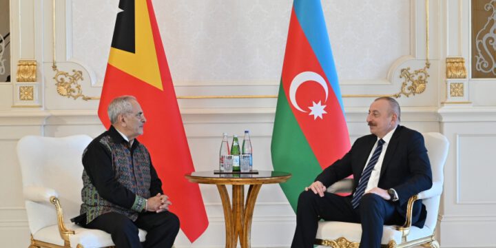 President of Azerbaijan Ilham Aliyev met with President of Timor-Leste José Ramos-Horta