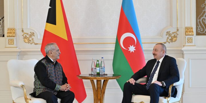 Azərbaycan Prezidenti İlham Əliyev Timor-Leste Prezidenti Jose Ramos Horta ilə görüşüb