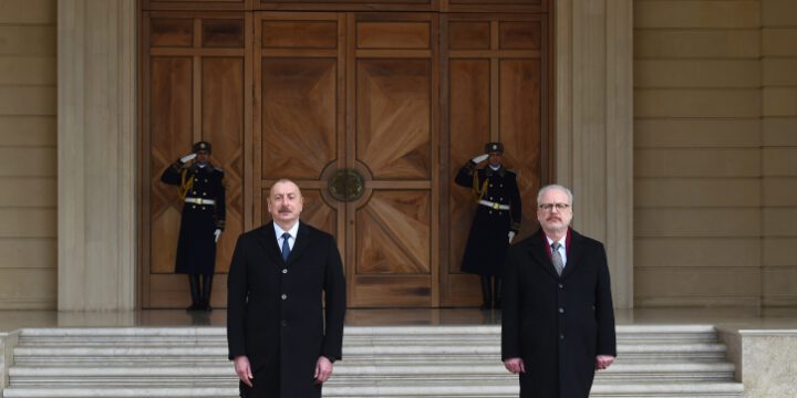 Official welcome ceremony was held for President of Latvia Egils Levits