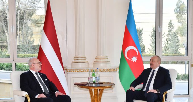 Presidents of Azerbaijan and Latvia held meeting in limited format