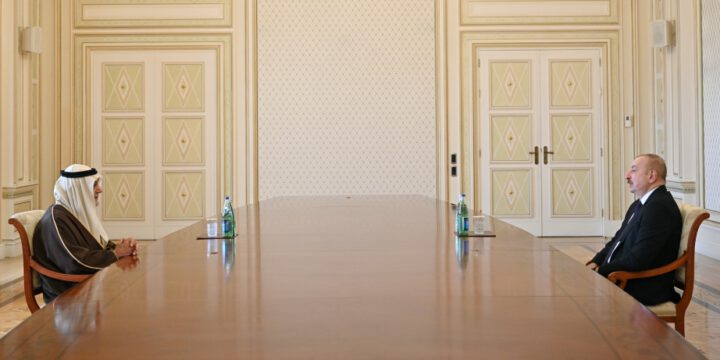 Prezident İlham Əliyev Səudiyyə Ərəbistanının Kral Faysal İslam Araşdırmalar Mərkəzinin İdarə Heyətinin sədrini qəbul edib