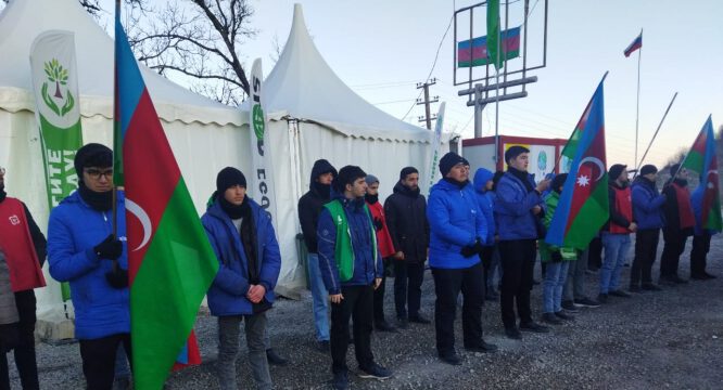 Laçın-Xankəndi yolu: Ekoaksiya 89 gündür davam edir