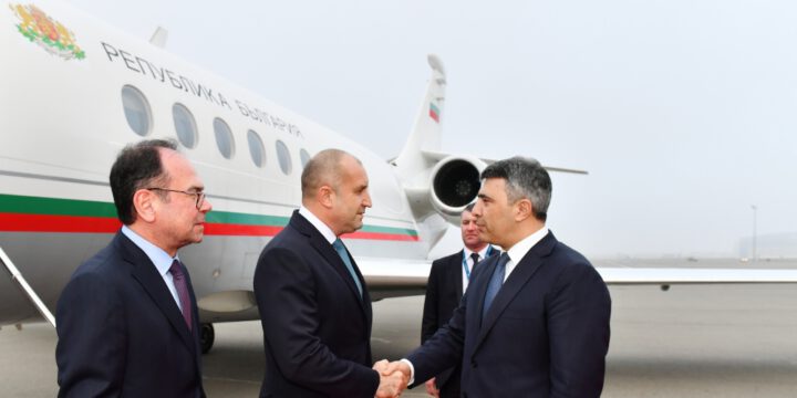 Bulgarian President Rumen Radev arrives in Azerbaijan for working visit