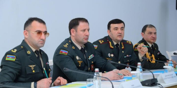 Müdafiə Nazirliyinin bir qrup hərbi qulluqçusu Qazaxıstanda olub