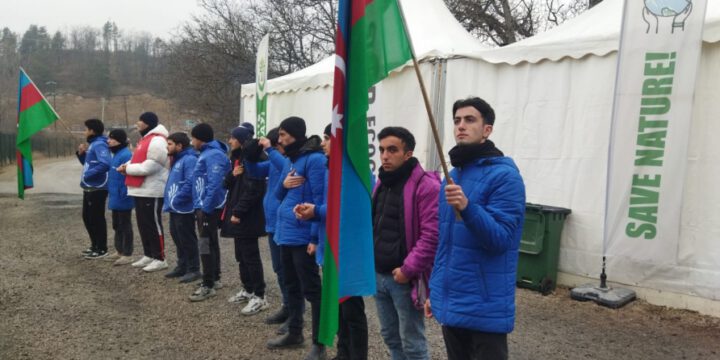 Peaceful protest of Azerbaijani eco-activists on Lachin–Khankendi road enters 97th day