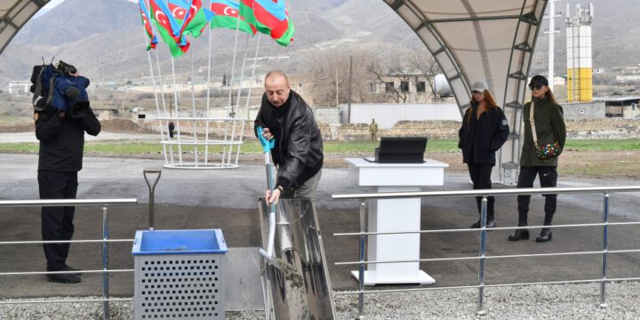 Suqovuşan qəsəbəsində yeni yaşayış məhəlləsinin təməli qoyulub