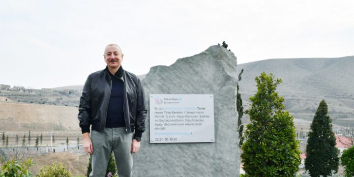 Dövlətimizin başçısı Talış kəndində Novruz tonqalını alovlandırıb və Azərbaycan xalqını bayram münasibətilə təbrik edib