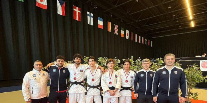 Cüdo üzrə Azərbaycan millisi “Masters” turnirində birinci olub