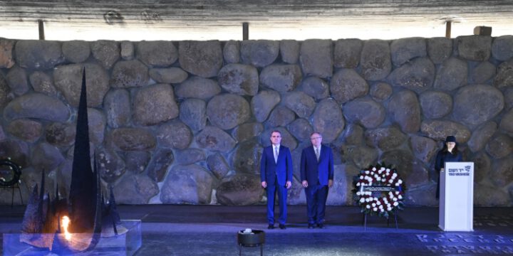 Azerbaijani FM visits Yad Vashem memorial complex