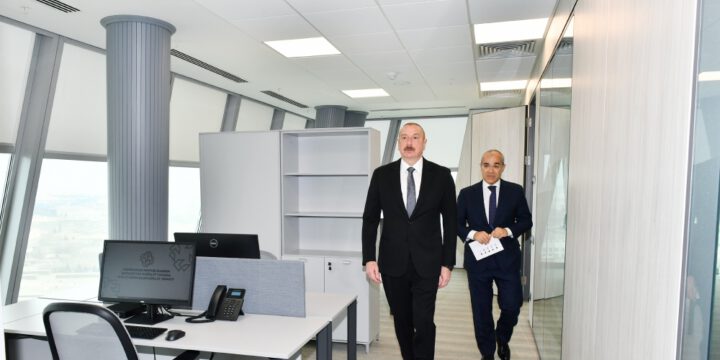 President Ilham Aliyev attended inauguration of new administrative building of State Service on Property Issues