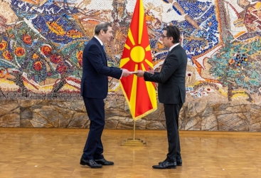 Azerbaijani ambassador presents his credentials to President of North Macedonia