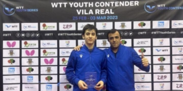 Stolüstü tennisçimiz nüfuzlu turnirin mükafatını qazanıb