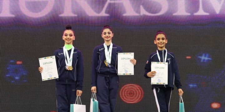 Bədii gimnastika üzrə Azərbaycan çempionatı: “Gənclər” kateqoriyası üzrə qalib və mükafatçılar mükafatlandırılıb