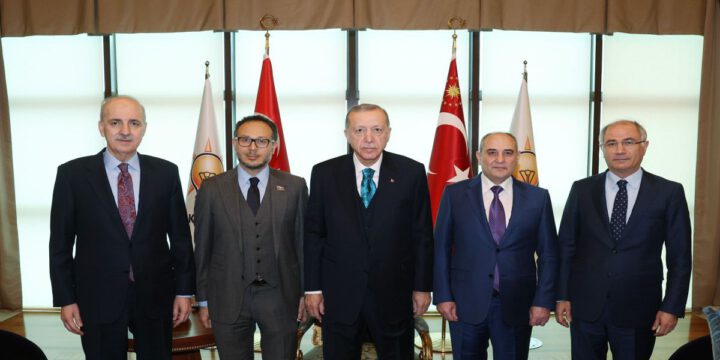 Rəcəb Tayyib Ərdoğan YAP nümayəndə heyətini qəbul edib