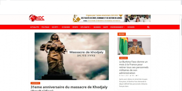 Fransa portalı Xocalı soyqırımından bəhs edən məqalə yayıb