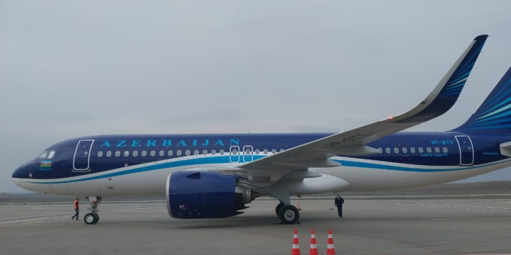 BMT nümayəndələrinin olduğu təyyarə Füzuli hava limanına enib