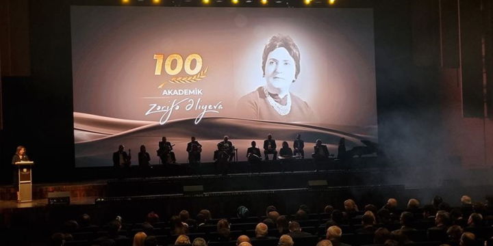 Zərifə Əliyevanın 100 illik yubileyinə həsr olunmuş xatirə gecəsi keçirilib 