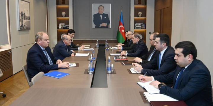 Ceyhun Bayramov BMqT-nin Baş direktoru ilə əməkdaşlığın perspektivlərini müzakirə edib 