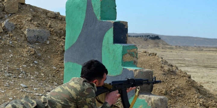 Quru Qoşunlarında hərbiləşdirilmiş kros birinciliyi keçirilib