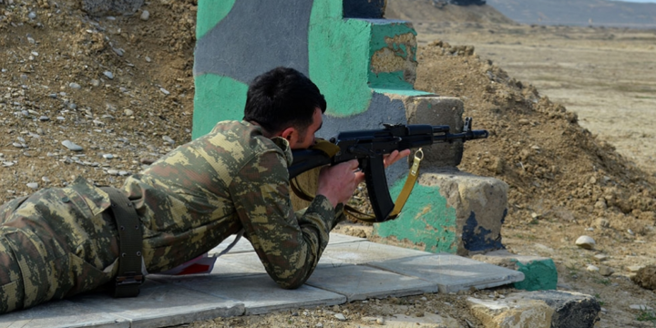 Azerbaijani Land Forces hold paramilitary cross competition