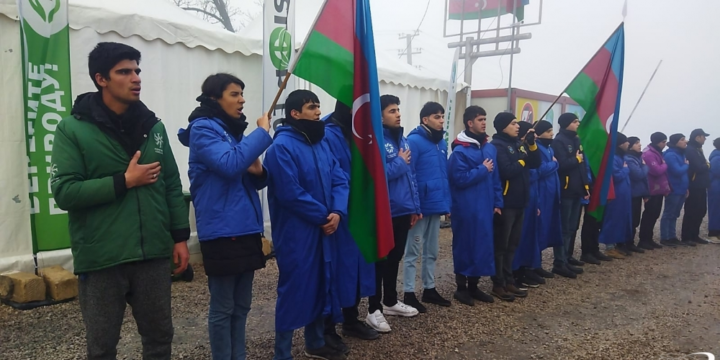 Peaceful protest of Azerbaijani eco-activists on Lachin–Khankendi road enters 99th day