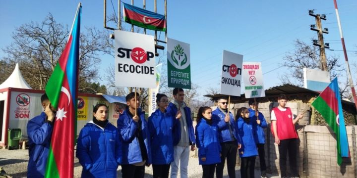 Peaceful protest of Azerbaijani eco-activists on Lachin–Khankendi road enters 109th day