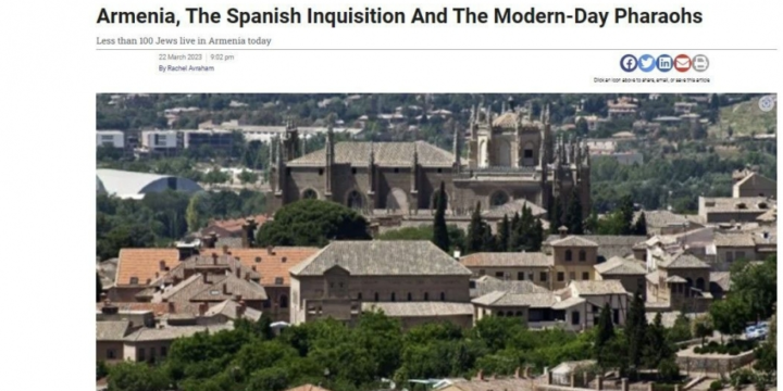 Kanada mətbuatı Ermənistanda yəhudilərin acınacaqlı vəziyyətindən yazıb