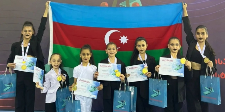 Azərbaycan komandaları Tbilisi Gimnastradasında uğurla çıxış ediblər