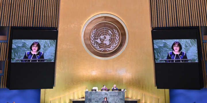 Chairperson of Milli Majlis Sahiba Gafarova speaks at UN High-Level Meeting