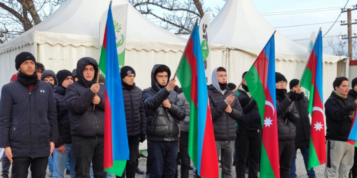 Peaceful protest of Azerbaijani eco-activists on Lachin–Khankendi road enters 81st day