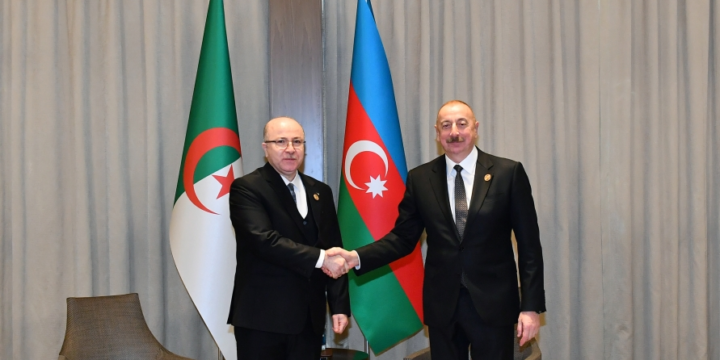 President Ilham Aliyev met with Prime Minister of Algeria