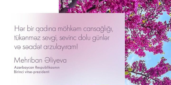 First Vice-President Mehriban Aliyeva made Instagram post on 8 March – International Women’s Day