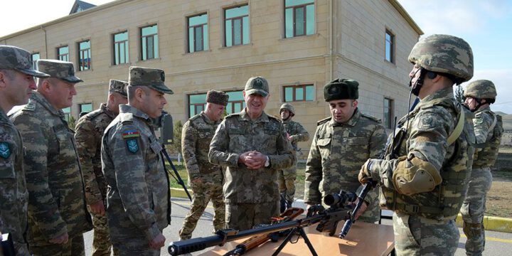 NATO-nun nümayəndə heyəti “N” hərbi hissəsini ziyarət edib