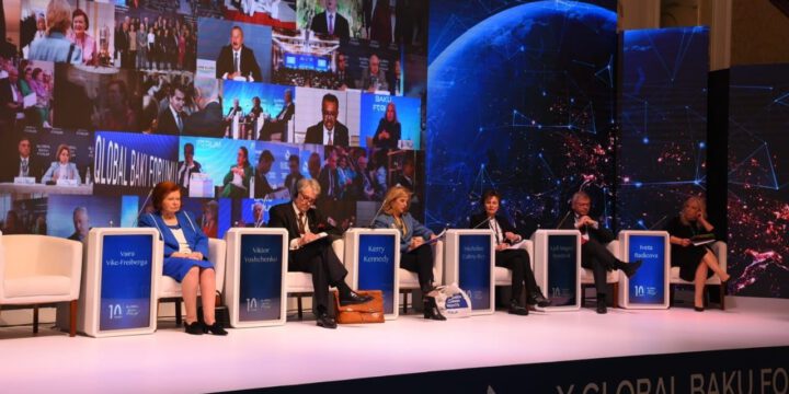 X Qlobal Bakı Forumu çərçivəsində “Bölünmüş dünyada dayanıqlığın qurulması: Onun qlobal sülhə təsiri” mövzusunda ilk panel iclası keçirilib