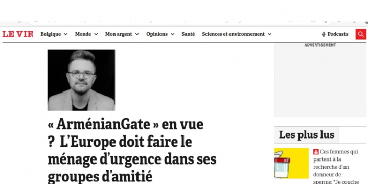 Fransalı ekspert Avropada erməni diasporunun korrupsiya əməllərini ifşa edib
