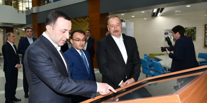 President Ilham Aliyev and Prime Minister Irakli Garibashvili visited Gabala regional “ASAN xidmet” center