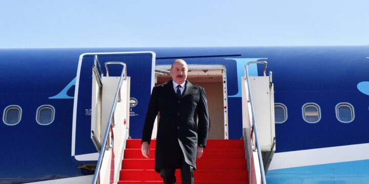 Azərbaycan Prezidenti İlham Əliyev Qazaxıstana rəsmi səfər edib