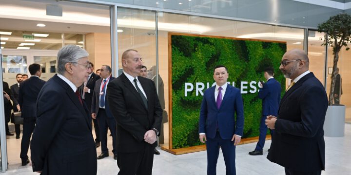 Presidents of Azerbaijan and Kazakhstan visited Astana International Financial Centre