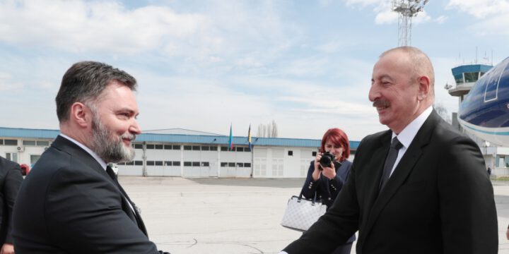 President Ilham Aliyev arrived in Bosnia and Herzegovina for official visit