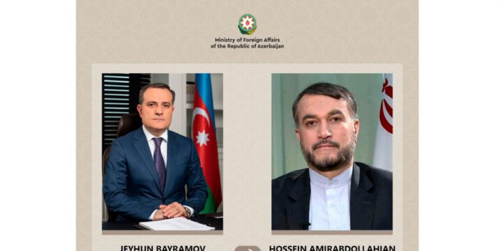 Azərbaycan və İranın XİN başçıları ikitərəfli münasibətlərdə mövcud vəziyyəti müzakirə ediblər
