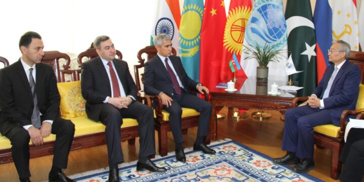 Azərbaycan ilə Şanxay Əməkdaşlıq Təşkilatı arasında əməkdaşlığın genişləndirilməsi məsələləri müzakirə olunub