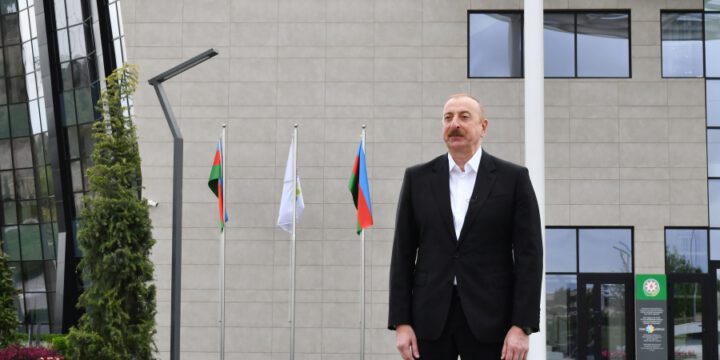 Prezident İlham Əliyev Salyan şəhərində Azərbaycan Televiziyasına müsahibə verib